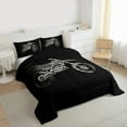 thumbnail image 3 of jejeloiu Extreme Dirt Bike Twin Comforter Sets,Gray Black Bedding Set For Boys Kids Reversible 2 Pieces, 3 of 8