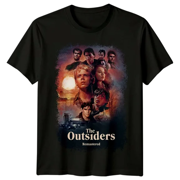 RARE The Outsiders (1983) Movie Poster Inspired T-Shirt Retro 80s Tee Unisex