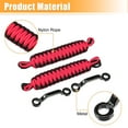 thumbnail image 5 of Unique Bargains 1 Set Car Door Limiting Straps Restrictor for Jeep Wrangler JK with Door Strap Brackets Black Red, 5 of 6