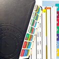thumbnail image 3 of Pestañas de índice de La gran Biblia de aventuras, codificadas con 96 colores, 3 of 3