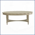 thumbnail image 4 of Antique White French Style Coffee Table with Bottom Shelf – Durable Storage for Living Room, 4 of 5