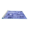 thumbnail image 2 of Ahgly Company Machine Washable Indoor Rectangle Abstract Blue Contemporary Area Rugs, 7' x 10', 2 of 4