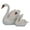 white, variant on Cheers US 1Pair White Swan Garden Bird Statue, Polyresin, Full Color