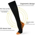thumbnail image 3 of Calcetines de compresión deportivos para adultos, calcetines elásticos para correr, calcetines deportivos para exteriores, medias ajustadas para piernas, calcetines poco profundos para, 3 of 5