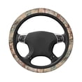 thumbnail image 3 of Bingfone The World Is Hemisphere Steering Wheel Cover - Universal 15 Inches Car Steering Wheel Covers Grip Auto Internal Accessories, 3 of 7