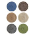 thumbnail image 5 of Stylish Round Table Mat In Soft Polyester Fabric With Delicate Tassels Trim For Home And Coffee Use, 5 of 9
