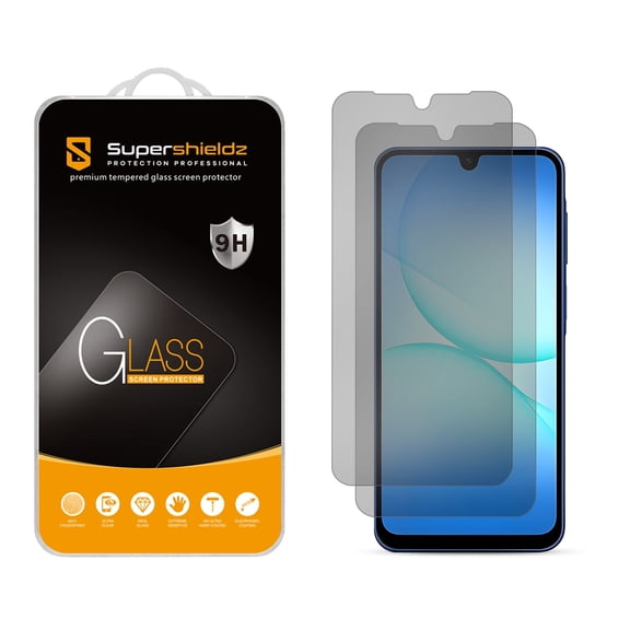 (2 Pack) Supershieldz (Privacy) Anti Spy Screen Protector Designed for Samsung Galaxy A17 5G, Tempered Glass, Anti Scratch, Bubble Free