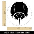 thumbnail image 2 of Horseshoe Crab Self-Inking Rubber Stamp Ink Stamper - Lime Green Ink - Medium 1 Inch, 2 of 7