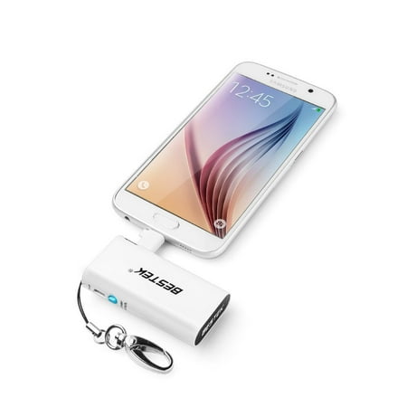 Rechargeable Portable Power (BESTEK Emergency Power Mini Key Chain 1000mAh Portable Rechargeable USB Power Bank Charge for Smart Phones and other)