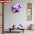 thumbnail image 5 of Wooden Wall Clock with Maple Leaf Pattern, Silent Movement, Battery Operated (AA Batteries Not Included), Artistic Home Decor, 10×10inch (25×25cm), 5 of 9