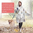 thumbnail image 4 of Wearable Oversized Blanket,Princess Unicorn Star Pattern Wearable Blanket Hoodie for Adults,Cozy Hooded Blankets with Super Pockets,Super Warm Fuzzy Pullover for Women & Men, 4 of 6