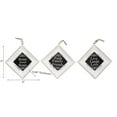 thumbnail image 2 of IH Casa Decor Wooden Beaded Rhombus Sign Inspirational Asstd - Set of 3, 2 of 3