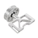 thumbnail image 3 of Air Pump Idler Bracket Direct reemplaza con polea Billet Competition Fit kusrkot Soporte de rueda loca de bomba de aire, 3 of 8