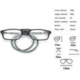 thumbnail image 4 of Magnetic Hanging Neck Glasses Portable Foldable Tr90 Reading Glasses For Men Women, 4 of 5