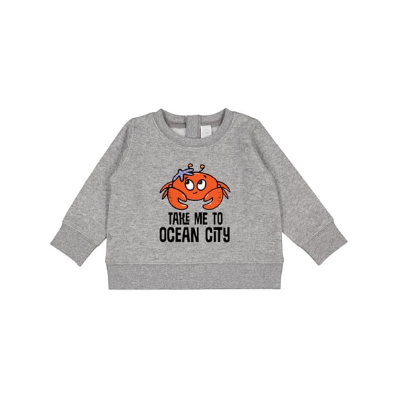 Inktastic Ocean City Maryland Cute Crab Baby Sweatshirt