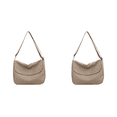 thumbnail image 1 of Bolso Hombro para Hombres Y Mujeres Mensajero Sólido Nailon Viajes (caqui), 1 of 9