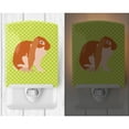 thumbnail image 2 of Caroline's Treasures BB7788CNL English Lop Rabbit Green Ceramic Night Light, 6x4x3", multicolor, 2 of 2