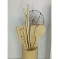 thumbnail image 2 of Vintage Artmark Houseware Collection 7 Pc Bamboo Kitchen Cooking Utensil Set, 2 of 6