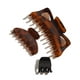 thumbnail image 3 of Kitsch Assorted Hair Claw Clips, Recycled Plastic Clips, Large, Medium, and Small Sizes for Styling Thick or Thin Hair, Versatile and Sustainable Hair Claws, Set of 3, Black and Tortoise, 3 of 5