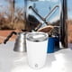 thumbnail image 5 of GOOHOCHY Taza de café con agitador, taza mezcladora eléctrica, taza de café de acero inoxidable, taza de agua potable de 350 ml, 5 of 8