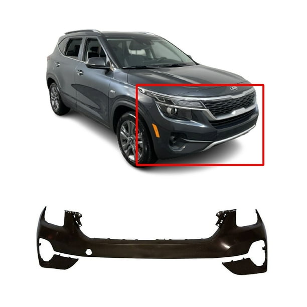 Front Upper Bumper Cover For 20212022 Kia Seltos Primed 86511Q5300