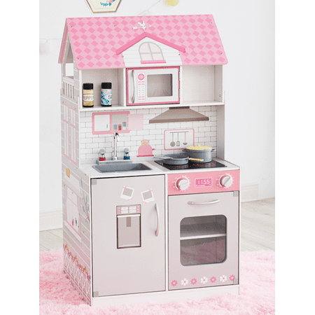 Teamson Kids Wonderland Ariel 2 In 1 Doll House And Play Kitchen