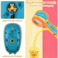 thumbnail image 5 of Juguete de baño para bebé, juguetes de baño para bañera, juguetes de baño con ducha eléctrica con 4 patos, regalos de baño para bebés y niños., 5 of 5