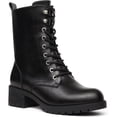 thumbnail image 1 of Botas Dream Paris Para Dama Estilo Combate Casual Botin Negro Talla 24, 1 of 5