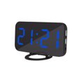 thumbnail image 1 of Digital Alarm Clock LED Display with Dual USB Ports Auto Dimmer Mode Easy Snooze Function Modern Mirror Desk Wall Clock with Button Battery Nightlight for Bedroom Home Office, 1 of 7