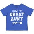 thumbnail image 3 of Inktastic I Love My Great Aunt with Arrow Boys or Girls Toddler T-Shirt, 3 of 5