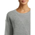 thumbnail image 4 of Time and Tru Women's Intarsia Teddy Sweater, 4 of 5