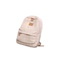 thumbnail image 2 of Qarigey a cuadros para mujer, escolar para estudiantes, informal para teléfono de gran capacidad para niñas, para viaje Mochilas Caqui Qarigey AP019063-04, 2 of 6