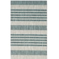 thumbnail image 6 of SAFAVIEH Courtyard Patrice Striped Indoor/Outdoor Area Rug, 4' x 5'7", Grey/Blue, 6 of 6