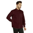 thumbnail image 3 of Bestman Long Sleeve Cotton Flex Shirt For Mens Button Down W/ Patch Pocket Office Wear, 3 of 7