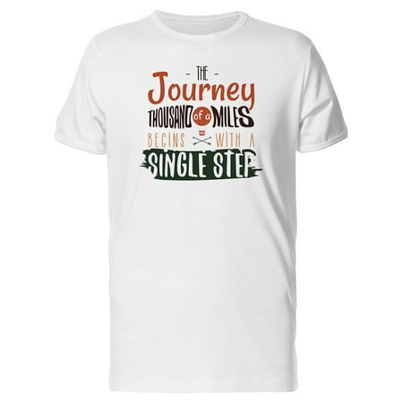 Inspiration, Life Journey Quote Tee Men's -Image by