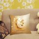thumbnail image 4 of Funda de almohada cuadrada decorativa suave, funda de cojín, funda de almohada con cierre oculto luna de dos luces, 4 of 8