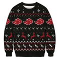 thumbnail image 1 of WILLBEST Chandails en Molleton pour Hommes Automne et Hiver Tendance Décontractée Pull Imprimé de Noël Col Rond à Capuche, 1 of 2