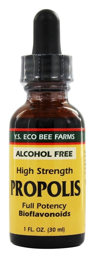 Propolis Full Potency Bioflavonoids Alcohol Free Ys Eco Bee Farms Oz Liquid Walmart Com