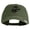 Olive, variant on US Marine Corps Seal Embroidered Washed Solid Pigment Dyed Cotton Twill Brass Buckle Cap - Red OSFM