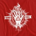 thumbnail image 2 of Constantine T-Shirt Damed To Hell Unisex Graphic Tee For Men & Women, 2 of 7