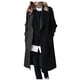 thumbnail image 2 of Abrigo informal de manga larga sin capucha para mujer, chaqueta y gabardina larga de invierno con solapa y botones, abrigo para mujer, 2 of 6