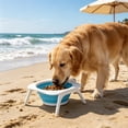 thumbnail image 2 of FEOLGEHLY Slow Feed Collapsible Silicone Dog Bowl, Non Skid Portable Travel Neck Care Pet Feeding Bowl Outdoor Food Water Bowl for Small Dogs and Indoor Cats Travel Pet Supplies, 2 of 6
