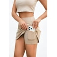 thumbnail image 3 of Pinspark Women's Athletic Tennis Skort Quick Dry High Waisted Golf Skirt with Built-in Shorts and 2 Pockets for Pickleball Workout Running, 3 of 7