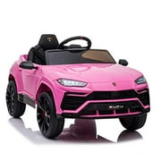 Licensed Lamborghini Urus Kids Ride On Car Toy w/ Parent Remote Control, Electric Cars for Kids 12V Motor Rechargeable, Foot Pedal , Spring Suspension, Led Headlight?Birthday Gift.