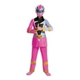 thumbnail image 1 of Pink Power Ranger Costume for Girls, Official Dino Fury Power Ranger Suit with Mask, Kids Size Small (4-6x), 1 of 5