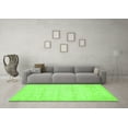 thumbnail image 3 of Ahgly Company Indoor Square Solid Green Modern Area Rugs, 6' Square, 3 of 4