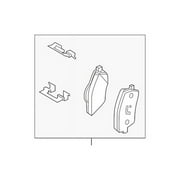Genuine OE Volvo Disc Brake Pad Set - 32276934 Fits select: 2019 VOLVO XC40 T5 MOMENTUM/T5 R-DESIGN, 2021 VOLVO XC40 T5 R-DESIGN