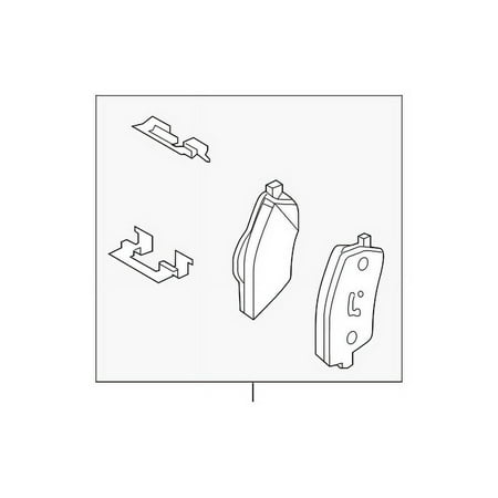 Genuine OE Volvo Disc Brake Pad Set - 32276934 Fits select: 2019 VOLVO XC40 T5 MOMENTUM/T5 R-DESIGN, 2021 VOLVO XC40 T5 R-DESIGN