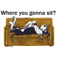 thumbnail image 3 of CafePress - Nmtl Where U Gonna Sit? Women's Light Pajamas - Women's Short Sleeve Print T-Shirt and Pants Light Cotton Pajama Set, 3 of 7