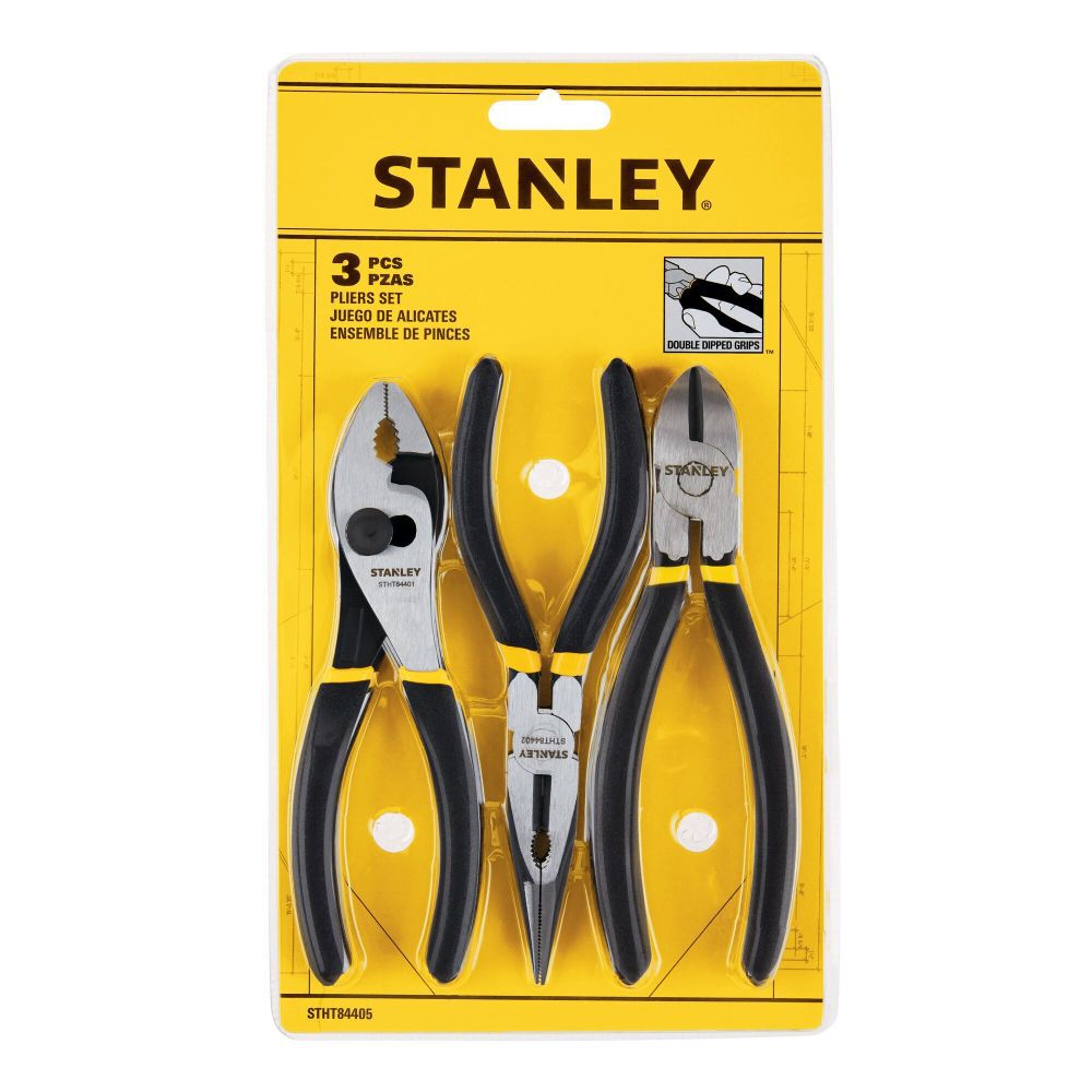 Stanley 3-Piece Pliers Set photo 4